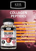 COLLAGEN PEPTIDES Types I, II, III, V, X 1200mg Pills Anti-Aging Skin Capsules